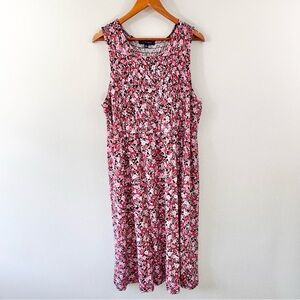Tommy Hilfiger Floral Sleeveless Smocked Sundress